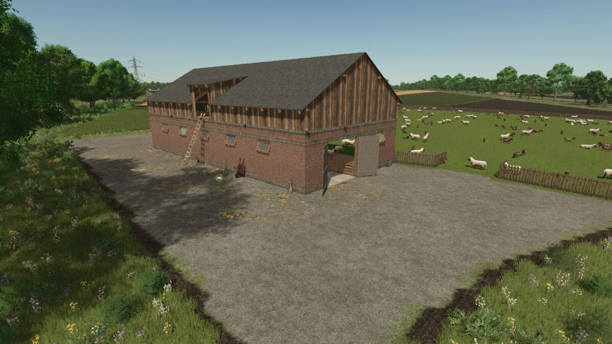 Sheep Goat Barn With Bale Storage v1.0.0.0