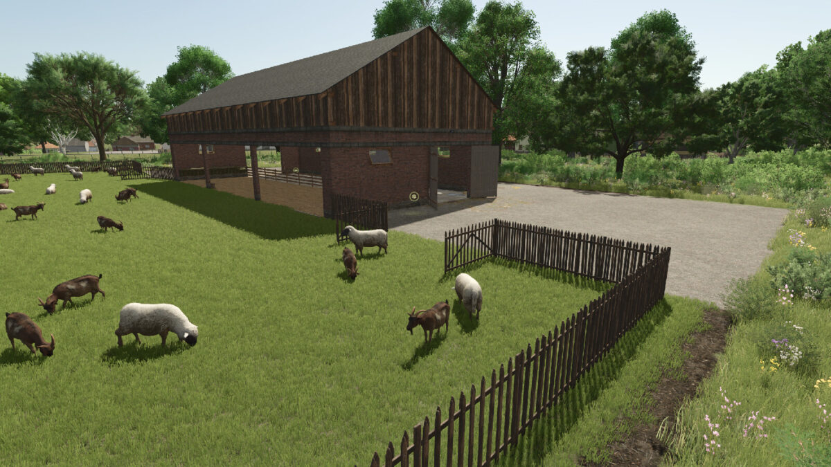 Sheep Goat Barn With Bale Storage v1.0.0.0