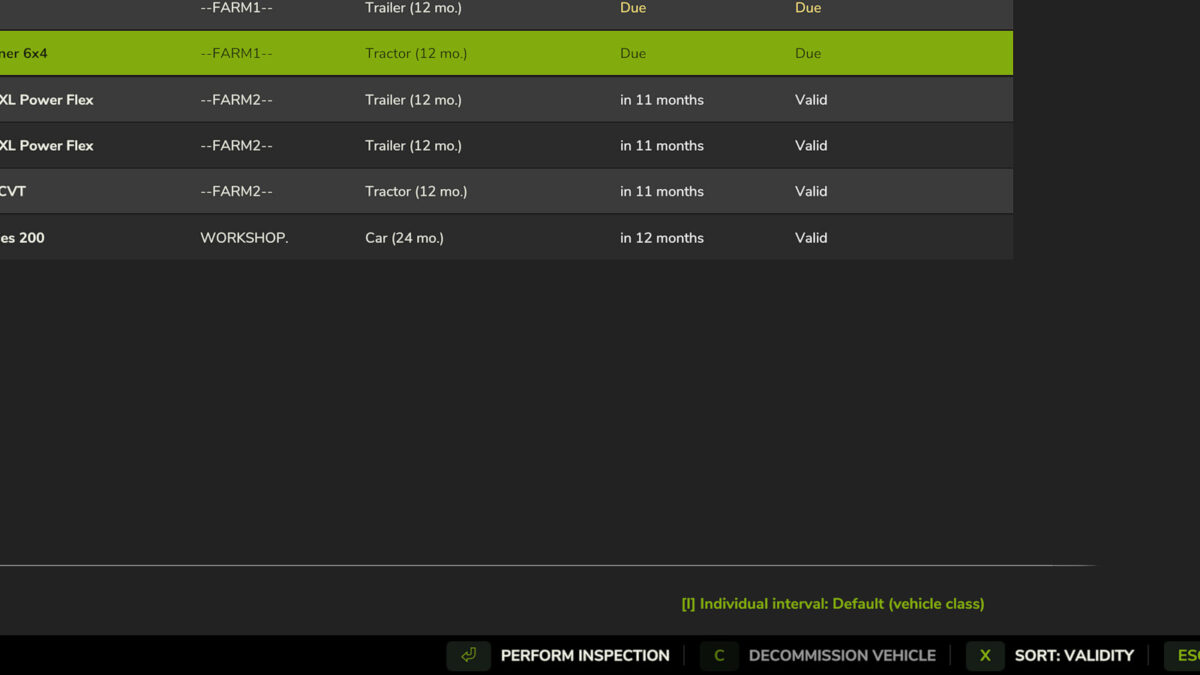 Vehicle Inspection (HU) v1.0.0.0