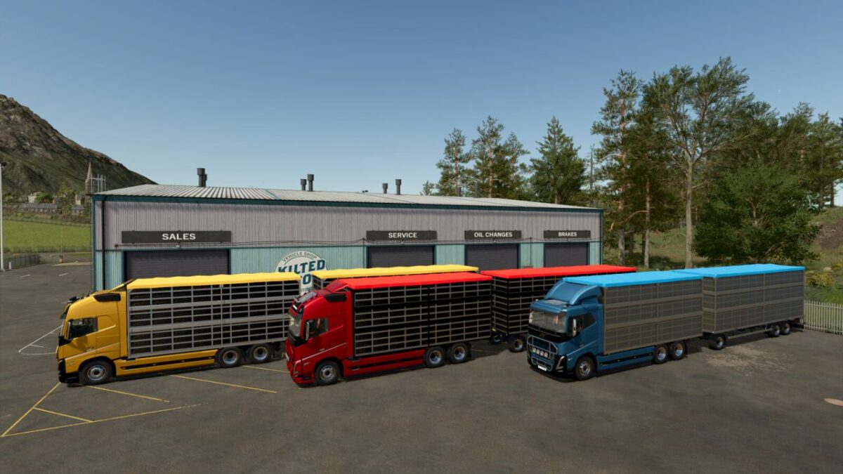 VOLVO FH16 Chicken Poultry Truck v 1.0